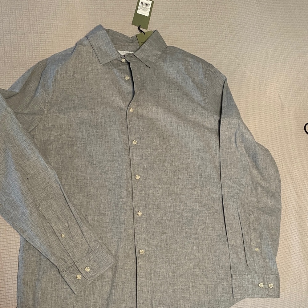 Goodfellow & Co Men's Light Gray Casual Shirt